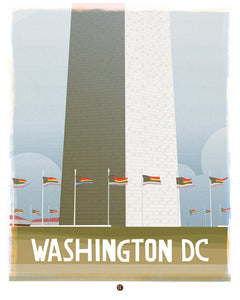 Rainbow Flags at the Washington Monument - Washington DC