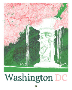 Dupont Circle + Cherry Blossoms - Washington DC