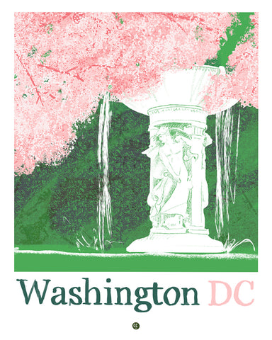 Dupont Circle + Cherry Blossoms - Washington DC