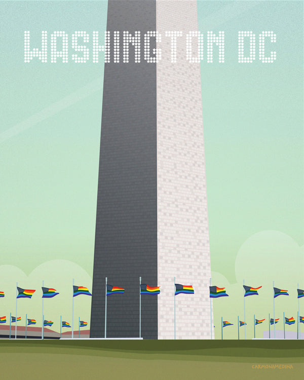 Rainbow flags at the Washington Monument [#22]